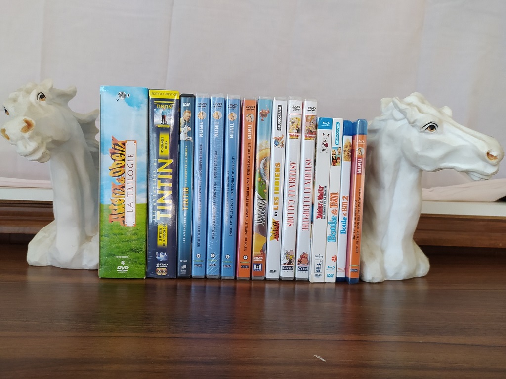 DVD et Blu-ray Astérix et Tintin Boule et Bill