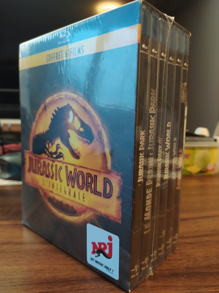 Jurassic Park et Jurassic world l'intégrale 6 Blu-Ray