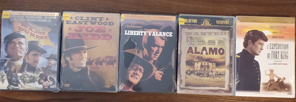 Collection de DVD Western